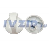 Ручка крана FLAMA мод. 1465, 1467 с газ.конт. c 2015г, на ТУП, кор. ножка, белая (GN442.26.022-01) 04010170