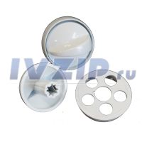 Набор ручек ПГ DARINA мод. GM442 (стиль F/E), с газ-контрол. духовки, без таймера (белые) 01041651