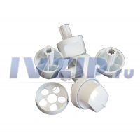 Набор ручек ПЭ DARINA мод. EM141, 241, EC141, 241 (стиль 1D/1C), без таймера (белые)