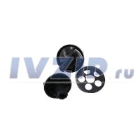 Набор ручек ПЭ DARINA мод. EM331, 341, EC341 (стиль 1A/1B), без таймера (черные) 01041655