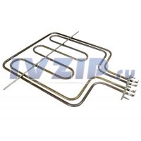 ТЭН духовки 2000W De luxe (широкий, верхний, ТЭН 166-5,5-6,5/1,8Т220 + 120-4-6,5/0,8T220) 280мм х 300 мм