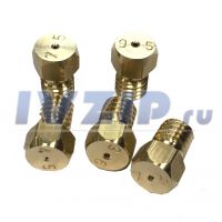 Жиклеры комплект Gefest (мод.1100,1200,3100,3200 с 07.2009, М6х0.7, на сжиженный газ)