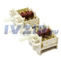 Переключатель мощности конфорок Gorenje (7 поз., вал: 18мм, сдвоеннный) COK311GO/617772/5HE565