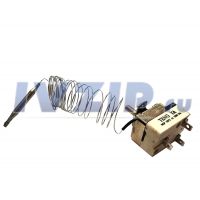 Термостат капиллярный керамический TENG YA WCF (190°С 250V 16A 3 контакта, NO,NC, 1,6м, баллон 58мм, шток 18мм)