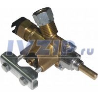 Кран газовый очаговый с клапаном безопасности STG QS-416C (Рабочая температура 0...130°С)