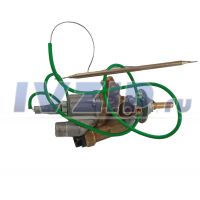 Кран газовый для плит с термостатомDARINA мод. GM141,241,341,441, нижней   гриль, с газ.контролем (2-ход, термопара под клемму) T4-N0-04-342-83-342L