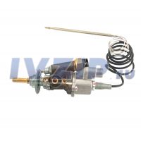 Кран газовый для плит с термостатом DARINA мод. GM141,GM241,GM341,GM441, нижней, с газ.контролем (1-ход, термопара под клемму) Т3-NO-04-000-82-342L