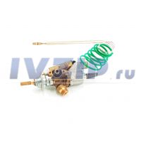 Кран газовый для плит с термостатом DARINA мод. GM441, GM442, GM341,нижней   гриль,с газ.контролем(2-ход, термопара под резьбу) (КТГ-II-Y-95) 01041156