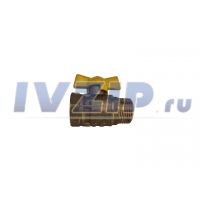 Кран шаровый газ. 11Б27п6 (1,6МПа) ДУ-20 г/ш бабочка