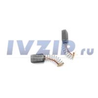 Щетки для электродвигателя (5х8х12) 2шт, Greapo (щлифмашина УШМ, мод.1 WS-125),круглый проводник d-7,5мм с пружинкой(556/401)