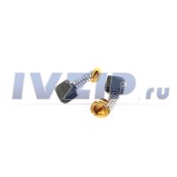 Щетки для электродвигателя (7х17х14) 2шт Интерскол (цепная пила ПЦ-16Т) круглый проводник (571)с пружинкой 01200228