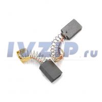 Щетки для электродвигателя (5,8х10х14,5) 2шт, Makita (СВ 100), дрель, циркулярная пила, круглый проводник, с отстрелом (612)с пружинкой