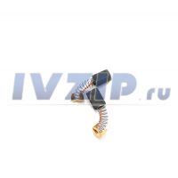 Щетки для электродвигателя (6х10х14,5) 2шт Мakita (СВ 105), перфоратор, с отстрелом с пружинкой 01200250