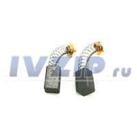 Щетки для электродвигателя (6,4х7,4х12) 2шт Hitachi (Н-41) квадратный проводник с зацепом, отстрелом (690)