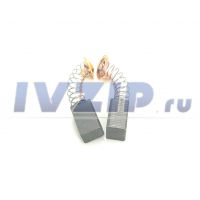 Щетки для электродвигателя (6,4х7,4х12) 2шт Hitachi (Н-21) круглый проводник, с отстрелом (691)