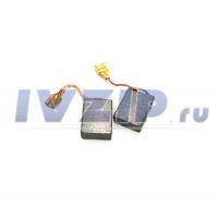 Щетки для электродвигателя (7х17х23) 2шт Hitachi, поводок, клемма-мама (697)