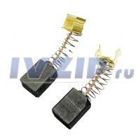 Щетка (2шт),Мakita(СВ-419А), шлифмашина ЭШМ, ВШМ, перфоратор, 6х9х12мм (с зацепоп, с отстрелом (602) 01200100