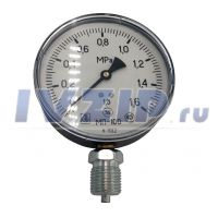 Манометр 1,6 МПа (d-100мм, радиальный G1/2") для изм. давления жидкости, газа, пара