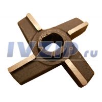 Нож двухсторонний для мясорубки МИМ-300 с буртом