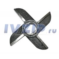 Нож двусторонний для мясорубки МИМ-500/105/600 01.09 с буртом
