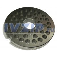 Решетка для профессиональной мясорубки (cистема Unger, нерж., 55 HRC, &Oslash;=69.7мм, d_внутр.=16.6мм, отв.=6мм, h=8.2мм) R70-70.006