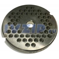 Решетка для профессиональной мясорубки (cистема Enterprise, нерж., &Oslash;=82,1мм, d_внутр.=10.8мм, отв.=6мм, h=8.8...9.1мм) TJ22–22.006