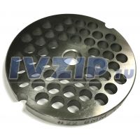 Решетка для профессиональной мясорубки (система Enterprise, нерж., &Oslash;=82.1мм, d_внутр.=10.8мм, отв.=8мм, h=8.8...9.1мм) TJ22–22.008