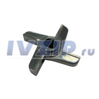 Нож для профессиональной мясорубки (система Unger, крестовой, нерж., 55 HRC, Ø=55мм, отв.=12.4х9.4мм) R70-70.000.1 (4 лопасти)