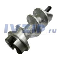 Шнек для мясорубки МИМ-300.01.200 (алюм., с прорез.)