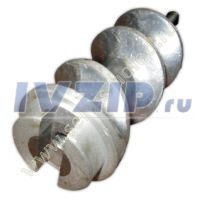 Шнек для мясорубки МИМ-350.07.000 (алюм.) нов. сквозной паз