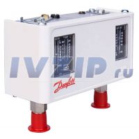 Реле давления Danfoss KP 15 (низкое высокое давление, P=-0,2...7,5/8...32 бар, diff=0,7...4/4 бар) 060-124166