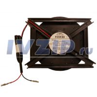 Вентилятор холодильника Whirlpool NMB  (110х37, D=43мм, 12V, 0.13A крепление 90х130мм, центробежный) 110R037D043/293764