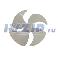 Крыльчатка вентилятора (100мм) Вал - 4мм (прямого вращения)