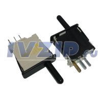 Кнопка света  холодильника Bosch (3-контакта, 0.1A, 250V, шток 2см) 00609987/HL-404KS7