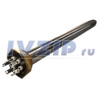 ТЭН для э/к 6000W RDT (3x2.0кВт, резьба G1.5", L=410мм, 220/380В, под  термостат)