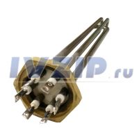ТЭН для э/к 3000W RDT (3x1.0кВт, резьба G2", L=360мм, 220/380В)