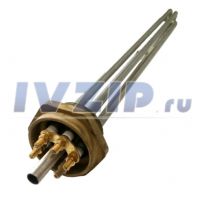 ТЭН для э/к 9000W RDT (3х3,0кВт, резьба G1,5", L=420мм, 220/380В, под термостат)