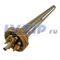ТЭН для э/к 15000W RDT (3х5.0кВт, резьба G2", L=600мм,D=59мм 220/380В, под термостат)