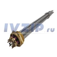 ТЭН электрокотла (12000Вт(4000x3) нерж, G1 1/2", L=390мм, 220/380В) 69512