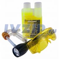 Набор для поиска протечек фреона Briliant 250мл(адаптер,шприц,краситель)