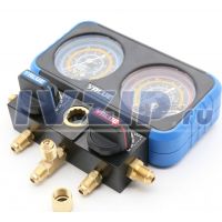 Коллектор двухвентильный VRM2-B-0401 Value (R410A, R22, R134A, R407C) в кейсе + шланги + переходники