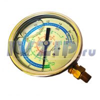 Манометр низкого давления DSPL 80мм с глицерином