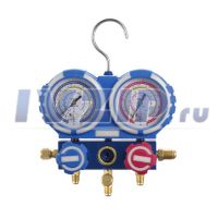 Коллектор VMG-2-R410A-B Value (R410a,R22,R407C,R134a) d68mm в кейсе со шлангами