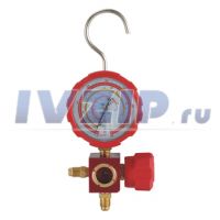 Коллектор VMG-1-S-H Value (одновентильный, со смотровым стеклом, R22, R134a, R404A, R407C, высокое давление)