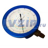 Манометр глицериновый ALAME ACIER (низкое давлени, R-134a, R-404a, R-22)