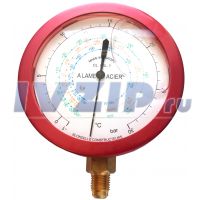 Манометр глицериновый ALAME ACIER (высокое давление, R-134a, R-404a, R-22)