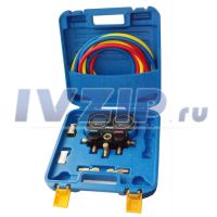 Коллектор двухвентильный Value VRM2-0101i (электронный) в кейсе со шлангами 1,5м