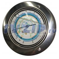 Манометр с глицерином низкое дав.80мм(R22.R134A.R404A.R407C) BCJL-NG-RC-80