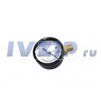 Манометр радиальный, 6 атм, d-50мм, штуцер 1/4"
