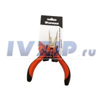 Тонкогубцы (изогнут.)"Никель мини" никелированные "Ермак" 661-026